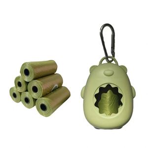 Distributeur de sacs à déjections pour animaux de compagnie, portable, écologique, personnalisé, en forme de ramasse-crottes, avec mousqueton - Product Image 3