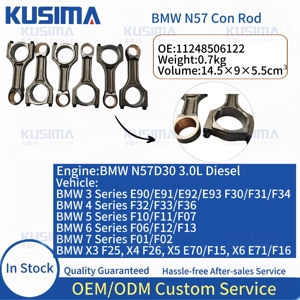 Biela Kusima para <span class=keywords><strong>BMW</strong></span> <span class=keywords><strong>N47</strong></span> N57 N47D20 N47S1 N57D30 2.0L 3.0L <span class=keywords><strong>116d</strong></span> 118d X1 X3 X5 motor diésel OE 11247807345 11248506122 - Product Image 3