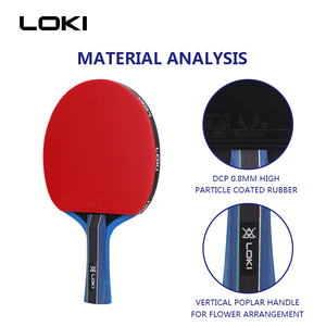 LOKI SW-125 New Polymer Trung Khuôn Bóng Bàn Bat 4 Người Chơi Bóng Bàn Vợt Đặt Với Bóng Bàn - Product Image 6