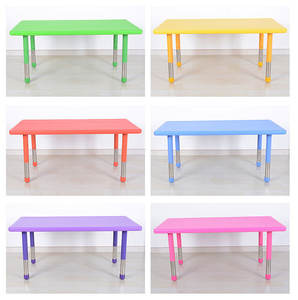 Moetry plastique coloré table et chaise ensembles de meubles pour enfants maternelle école maternelle classe Mesas Sillas Plastico - Product Image 6