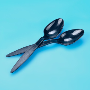 ที่กำหนดเอง6นิ้วอาหารเกรดพลาสติกทิ้งครัวสลัดไอศครีมเสิร์ฟช้อน - Product Image 5