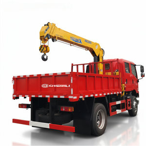 Грузовик Dongfeng 4X4 с краном-манипулятором 5 тонн, радиус 11 м, кран-манипулятор с шарнирно-сочлененной стрелой 12,5 м с откидным бортом, COC/ISO - Product Image 2