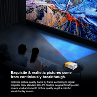 Projecteur vidéo laser portable 1080p, boîte TV Android 1080P, lecteur multimédia domestique, projecteur YG300, mini projecteurs intelligents HD