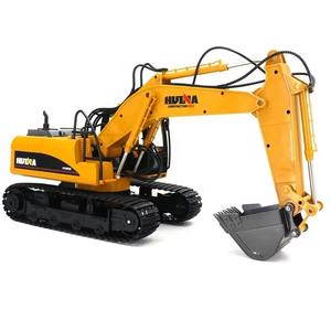 YT HUINA 1535 1:14 15CH Excavatrice RC en métal Jouets <span class=keywords><strong>de</strong></span> construction radiocommandés Camion excavatrice <span class=keywords><strong>radiocommandé</strong></span> avec godet en métal - Product Image 2