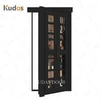 Porte dissimulée en bois massif de haute qualité, style traditionnel, pour armoire à vin, bibliothèque ou chambre secrète invisible