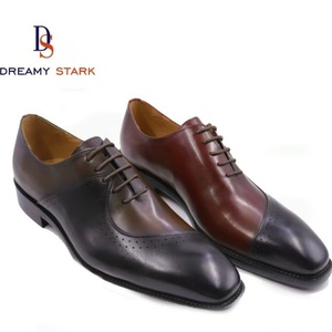 Nouvelle Collection 2024 – Chaussures Habillées et Richelieu Confortables Bicolores de Haute Qualité pour Hommes d'Affaires - Product Image 1