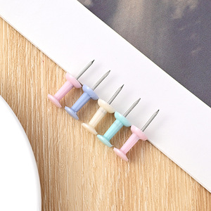 Promotion : Épingles de positionnement en plastique <span class=keywords><strong>à</strong></span> tête ancienne, colorées et sûres, pour couture et décoration, 100 pièces/flacon, assortiment de clous - Product Image 3