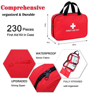Bolsa de Emergencia Médica Personalizada para Exteriores, Kit de Primeros Auxilios al por Mayor, Impermeable, de Nailon Compacto, para Equipo de Supervivencia y Seguridad - Product Image 4