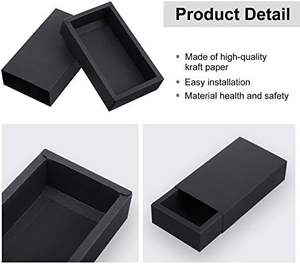 Mini Kraft <strong>Rectangle</strong> Drawer Boxes for Crafts Business Soap Jewelry Candy Wedding Party Favors Food Matt Lamination <strong>Packaging</strong> - Product Image 4