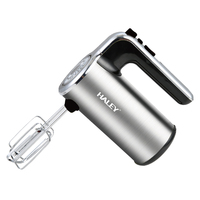 HALEY Batteur Électrique à Main Mini 500W de Haute Qualité, pour Pâtisseries, Gâteaux, Pâtes Rondes, avec Fouets en Acier Inoxydable