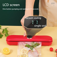 Machine à sceller sous vide multifonctionnelle à affichage numérique pour la cuisine Machine portable de conservation des aliments Appareils ménagers