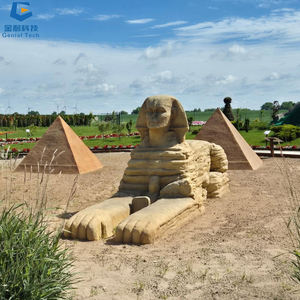 SGMB017 Monumento Educativo en Miniatura de Esfinge de Fibra de Vidrio y Acero para Parques de Atracciones y Jardines Interiores/Exteriores - Product Image 1
