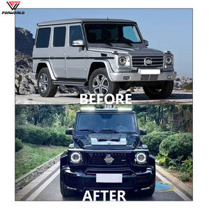 Fuente de fabricación, parachoques delantero de coche, parachoques trasero, rejilla, capó, lámpara de guardabarros para Mercedes Benz Clase G W463 09-18 a 2022 <span class=keywords><strong>Barbus</strong></span> - Product Image 4