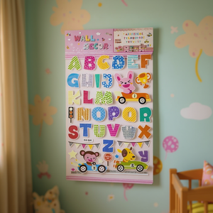 Pegatinas Decorativas de Pared con Letras y Números para Habitación Infantil, 73x40cm - Product Image 3