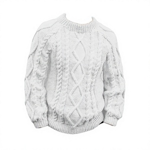 Suéter de Punto Personalizado con Logotipo OEM, Cuello Redondo, Manga Larga, Antiencogimiento, 100% Algodón, Cálido para Invierno, para Hombre - Product Image 2