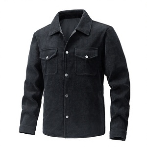 Blouson Bomber Homme Printemps-Automne Double Face Décontracté Streetwear Coupe Slim Longue Tendance Amincissant Col Rabattu - Product Image 4