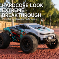 Cyberpickup Monster Truck Buggy de course à quatre roues motrices à l'échelle 1:16, vitesse variable en continu, structure métallique, tout-terrain