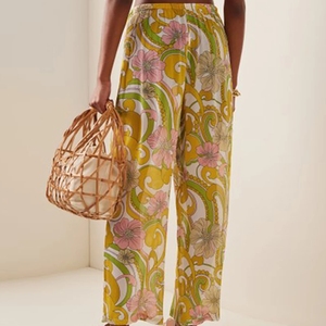 Protección solar Estampado floral Raya de encaje Vintage <span class=keywords><strong>Verde</strong></span> Traje de baño sin costuras <span class=keywords><strong>Sujetador</strong></span> y ropa interior Bikinis Pantalones Traje de baño Tres piezas - Product Image 2