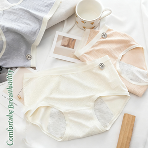 OEM Anti-Bacterial <strong>Size</strong> <strong>Plus</strong> <strong>Period</strong> Underwear Cotton Girl Colorful Menstrual <strong>Panties</strong> Underwear - Product Image 3
