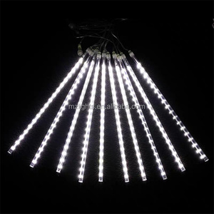 Ngoài trời LED đèn sao băng lạnh trắng giáng sinh ánh sáng tắm mưa 8 ống 30cm cho cây bên Patio - Product Image 1