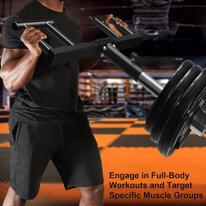 Barra en T Compatible con Barras de 2 Pulgadas, XLAN con 3 Posiciones de Agarre, Equipo de Fitness para el Hogar para Sentadillas y Levantamiento de Pesas - Product Image 6