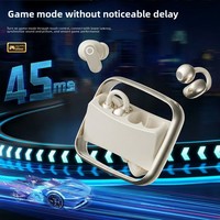 Écouteurs 4-en-1 rotatifs intra-auriculaires à clipser, conception sans fil, réduction du bruit et ajustement personnalisé ; Modèle OWS double oreille, best-seller