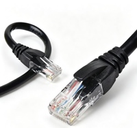 Cable LAN Cat5e de 0.25M, Económico, Directo de Fábrica, Opción de Cobre Puro/CCA, UTP RJ45, Cable de Red para Hogar Inteligente y Centro de Datos