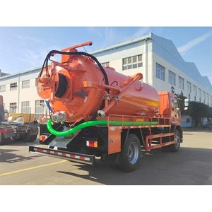 1SUZU 4x2 Diesel Vacuum Suction High Pressure Cleaning Truck 1CBM Combined Sewer Jetting Pipeline Dredging Vehicle - Product Image 5
