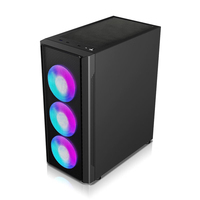 New Design Gaming Pc Cabinet Casing for Water Cooling Hardware & Software Pc case with Power Supply Gaming case Full Tower