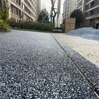 Résine de coulée en polyester transparente pour quartzite pour pavés perméables sur les surfaces de parcs