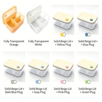 Nouvelles Tendances : Boîte à lunch en silicone haute transparence, compatible micro-ondes, boîte bento, récipient pour repas diététiques, boîte de conservation alimentaire