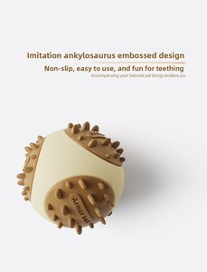 Jouet pour chien original, balle en caoutchouc indestructible, distributrice de friandises, jouet à mâcher pour animaux de compagnie, amusant et <span class=keywords><strong>anti</strong></span>-ennui - Product Image 6