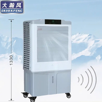 Ventilateurs de refroidissement industriels pour usines, ventilateurs tour mobiles pour entrepôts avec fonction de refroidissement par air