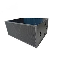 Caisson de basses passif double de 18 pouces Système audio professionnel Haut-parleur Équipement Dj Basse Haute Puissance