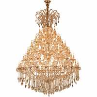 Lustre en cristal doré Maria Theresa, style classique de luxe, hauteur réglable, lampe suspendue en verre, installation pour la maison, l'hôtel, les projets