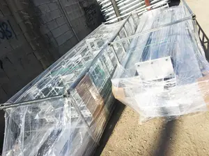 عالية للماء الكهروضوئية لوحة مرآب الشمسية نظام التركيب حل مخصص هيكل المرآب الشمسية