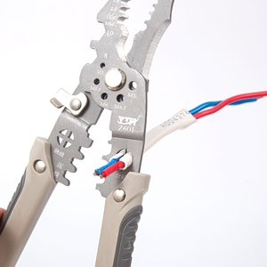 Dây YTH-Z601 kết hợp vũ nữ Thoát y <span class=keywords><strong>crimper</strong></span> <span class=keywords><strong>Cutter</strong></span> dây tước Uốn Tóc bồng Cắt Kìm công cụ cho thợ điện Home DIY Thủ công mỹ nghệ - Product Image 5