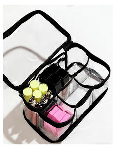 Bolsa de Aseo Transparente Aprobada por la TSA, Bolsa de Maquillaje de PVC, Organizador de Cosméticos para Mujeres y Hombres - Product Image 5