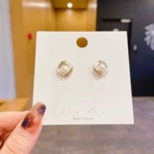 Vendita calda moda moda gotico orecchini di perle gotiche di cristallo strass gioielli goccia-commercio all'ingrosso - Product Image 1