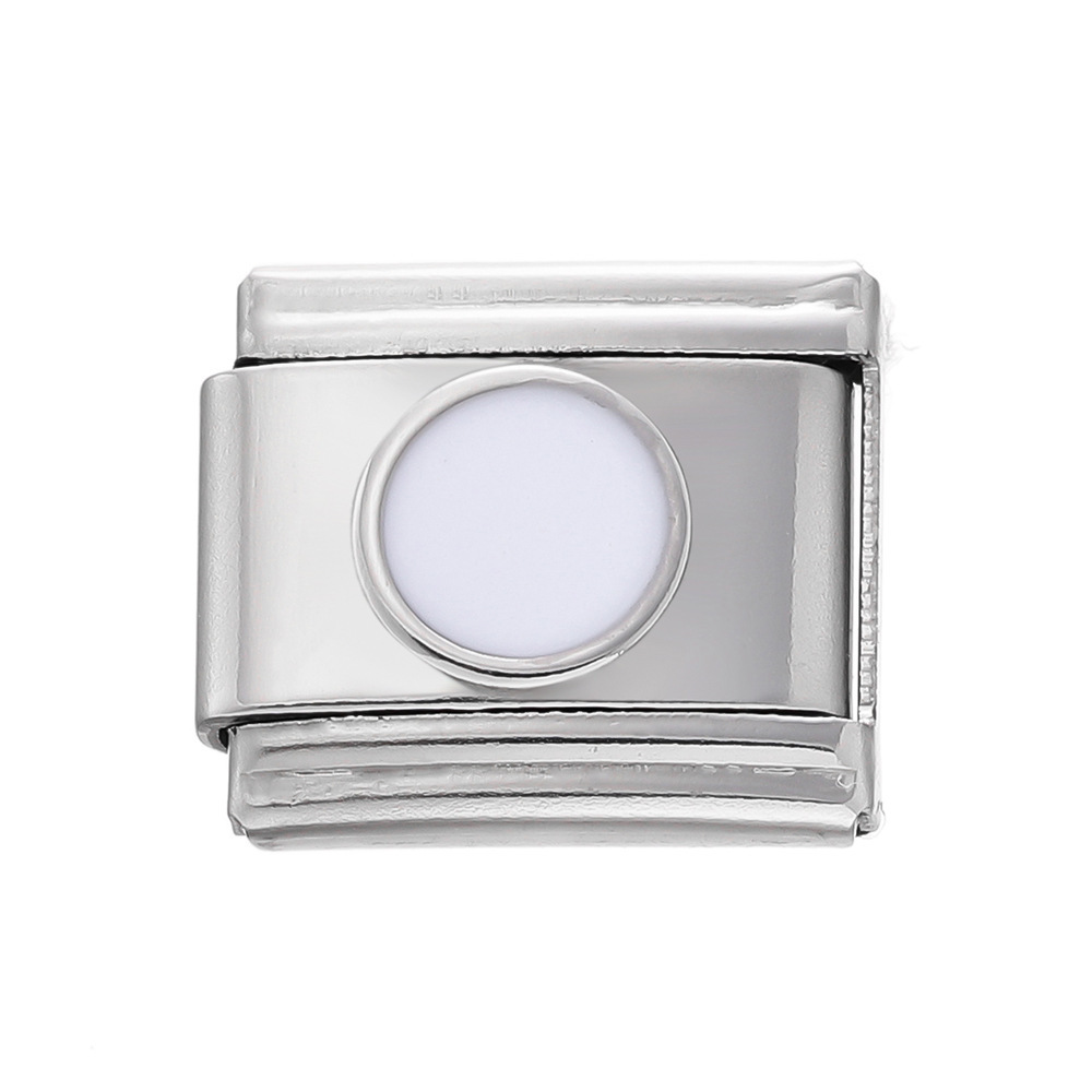 Stainless Steel Dot Pattern Module - White
