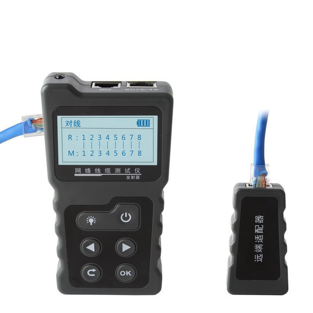 MT-8681 Network Cable Tester Wire tracker Poe Tester Multifunctional Line Finder for RJ45 RJ11 Modular Plug