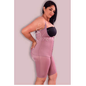 Barboteuse de style corset mi-cuisse sans soutien-gorge et avec bretelles fines haute compression Body Shapewear femmes Fajas Colombianas - Product Image 1
