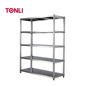 Giá để đồ bằng thép không gỉ hạng nặng 3 4 5 tầng, kệ kim loại, kệ đa năng tùy chỉnh - Product Image 3