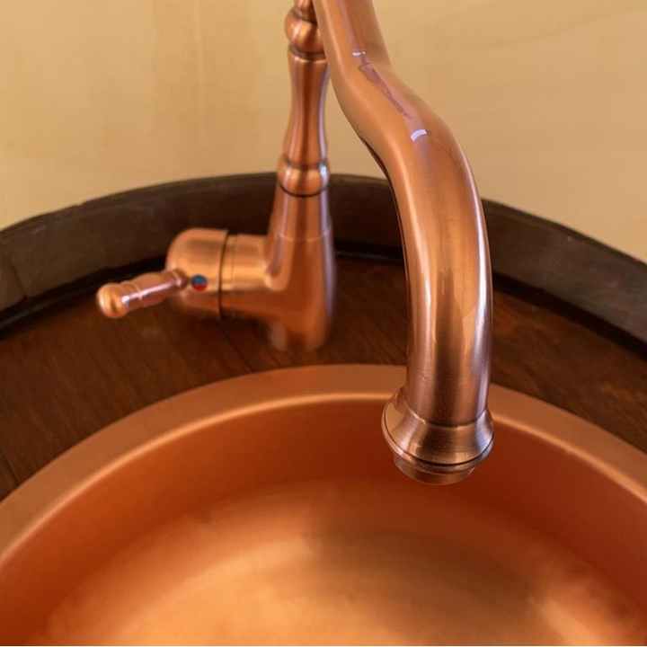 Copper Bathroom Sink Made in Italy