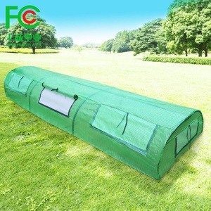 Serre <span class=keywords><strong>de</strong></span> <span class=keywords><strong>jardin</strong></span> Poly <span class=keywords><strong>Tunnel</strong></span> Steel Green House Cover Green Leno Tarp Waterproof Sheets - Product Image 4