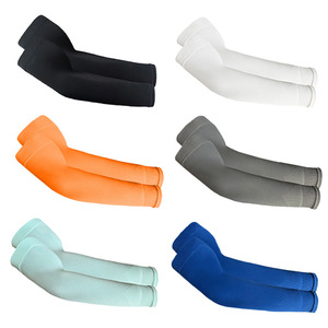 Summer Sun Protection Arm Sleeves Unisex Seamless UV Shield Outdoor Cycling Fishing Solid Color Rose Scent Ice Silk Cool Touch - Product Image 2