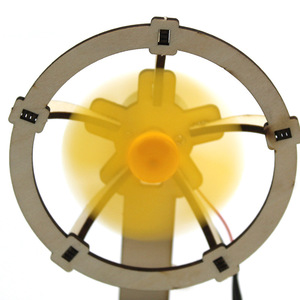 Kit de modelo de ventilador eléctrico de madera, juguete científico DIY para niños de 7 a 9 años, herramienta de aprendizaje para proyectos educativos STEM - Product Image 3