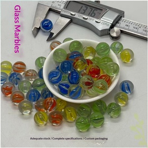 ลูกแก้วกลมขนาด 14 มม. สีขาวใสพิเศษ สำหรับเครื่องเกมแปดดอกไม้ ลูกปัดผสมสำหรับตกแต่งตู้ปลา - Product Image 2