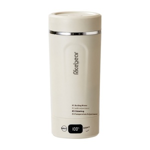 300W Electric Heating Travel Mug Multifunctional Thermos Cup with Auto Keep Warm, Portable <b>Kettle</b> for Office Hotel Travel - Product Image 1