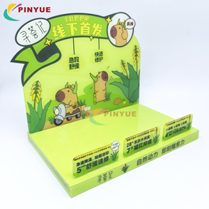 ขาตั้งโชว์สินค้าเครื่องสำอางและผลิตภัณฑ์บำรุงผิวแบบตั้งโต๊ะ ดีไซน์<span class=keywords><strong>ท</strong></span>ันสมัย รับผลิตตามสั่ง พร้อ<span class=keywords><strong>ม</strong></span>ไฟ LED และโลโก้ 3 <span class=keywords><strong>ม</strong></span>ิติ บนอะคริลิค - Product Image 3